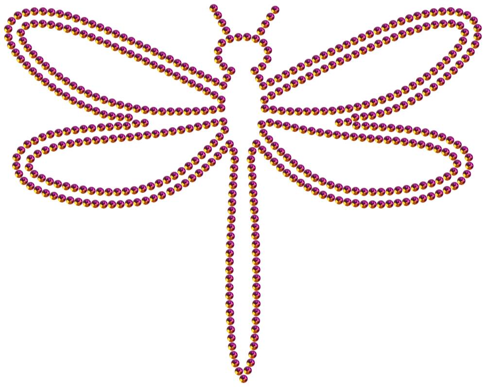 Трафарет Стрекоза — RHT_DRAGONFLY1_SS16_RAINBOW