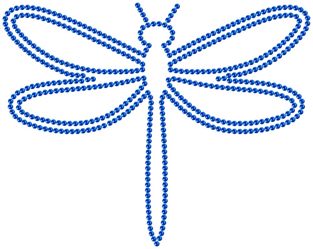 Трафарет Стрекоза — RHT_DRAGONFLY1_SS16_SAPPHIRE