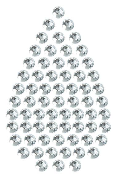 Трафарет Мини капля — RHT_DROP1_SS12_CRYSTAL_CLEAR
