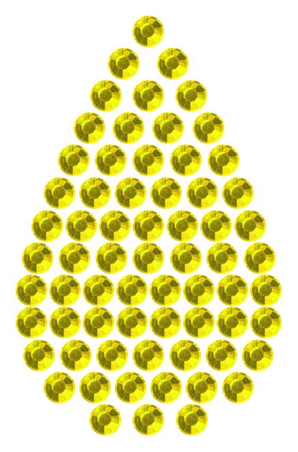 Трафарет Мини капля — RHT_DROP1_SS16_CITRINE