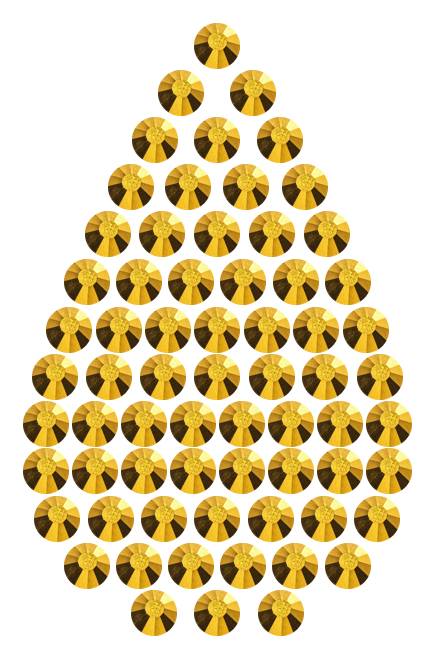 Трафарет Мини капля — RHT_DROP1_SS16_GOLD