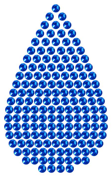 Трафарет Капля классическая — RHT_DROP2_SS10_SAPPHIRE