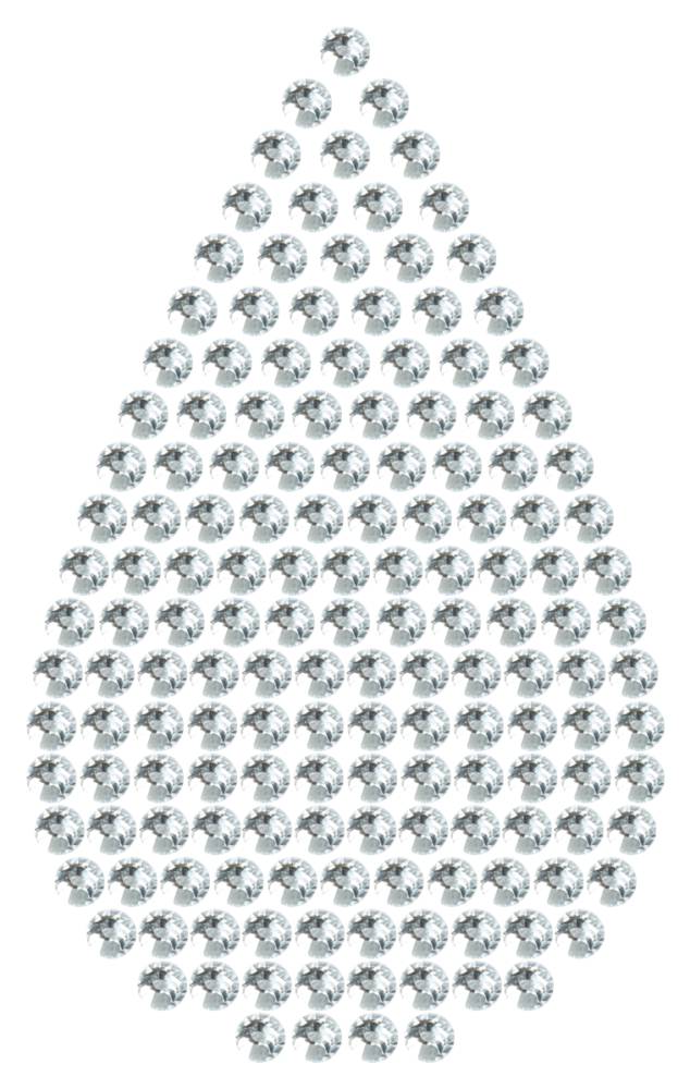Трафарет Капля классическая — RHT_DROP2_SS20_CRYSTAL_CLEAR