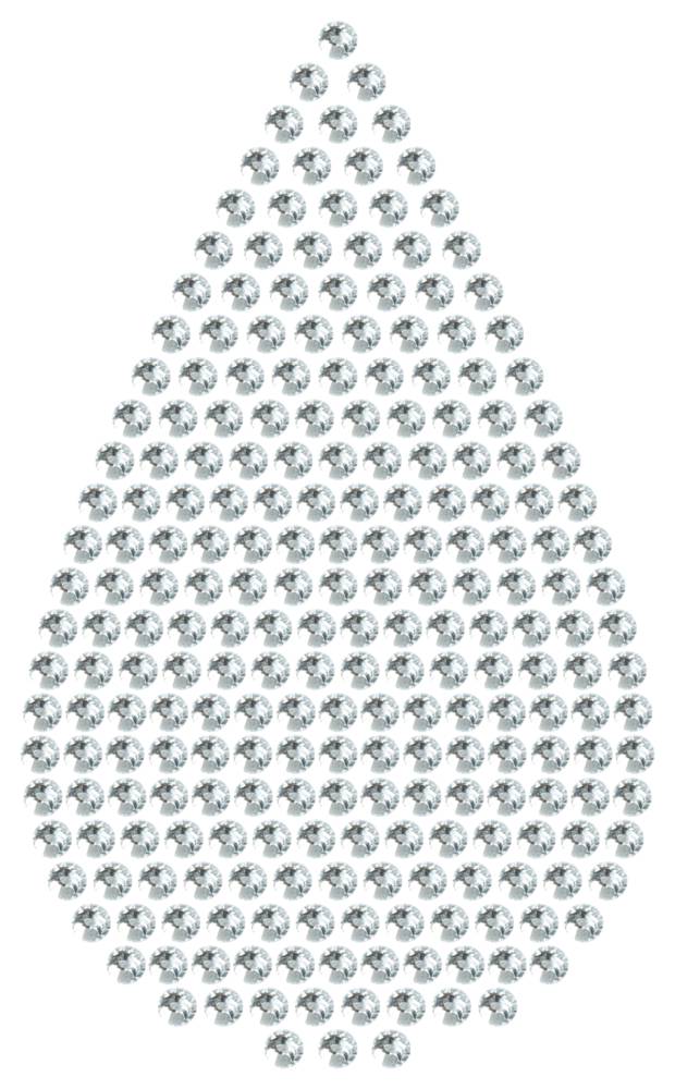 Трафарет Большая капля — RHT_DROP3_SS20_CRYSTAL_CLEAR