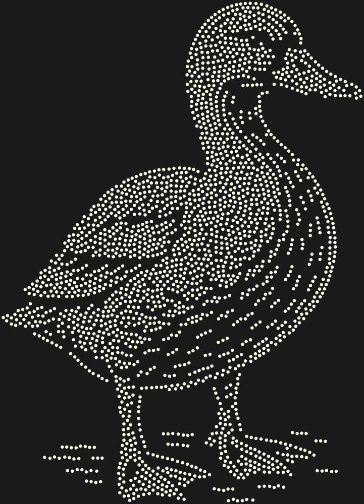 Трафарет Утка — RHT_DUCK1_SS10_CRYSTAL_AB