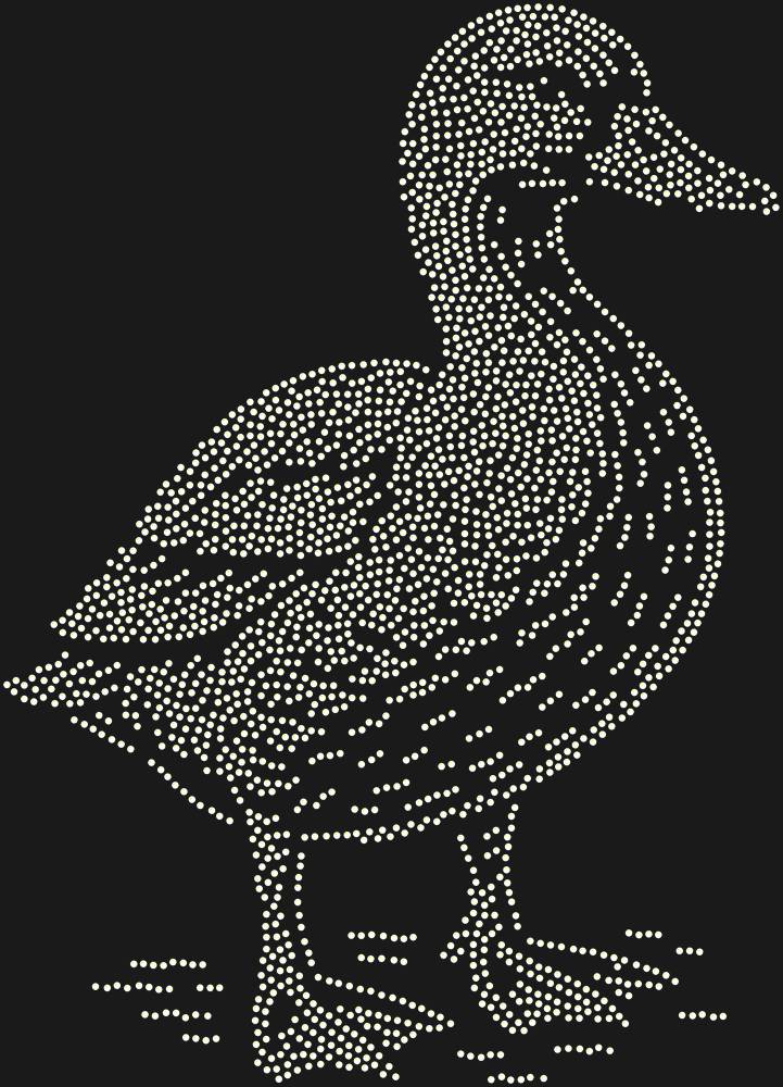 Трафарет Утка — RHT_DUCK1_SS12_CRYSTAL_AB