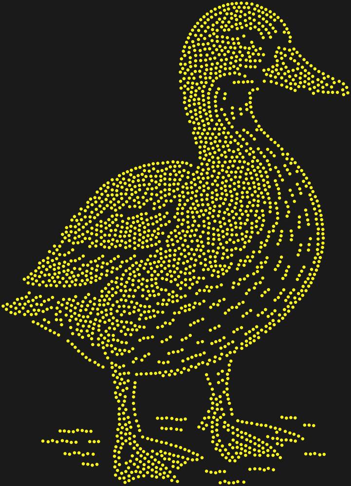 Трафарет Утка — RHT_DUCK1_SS16_CITRINE