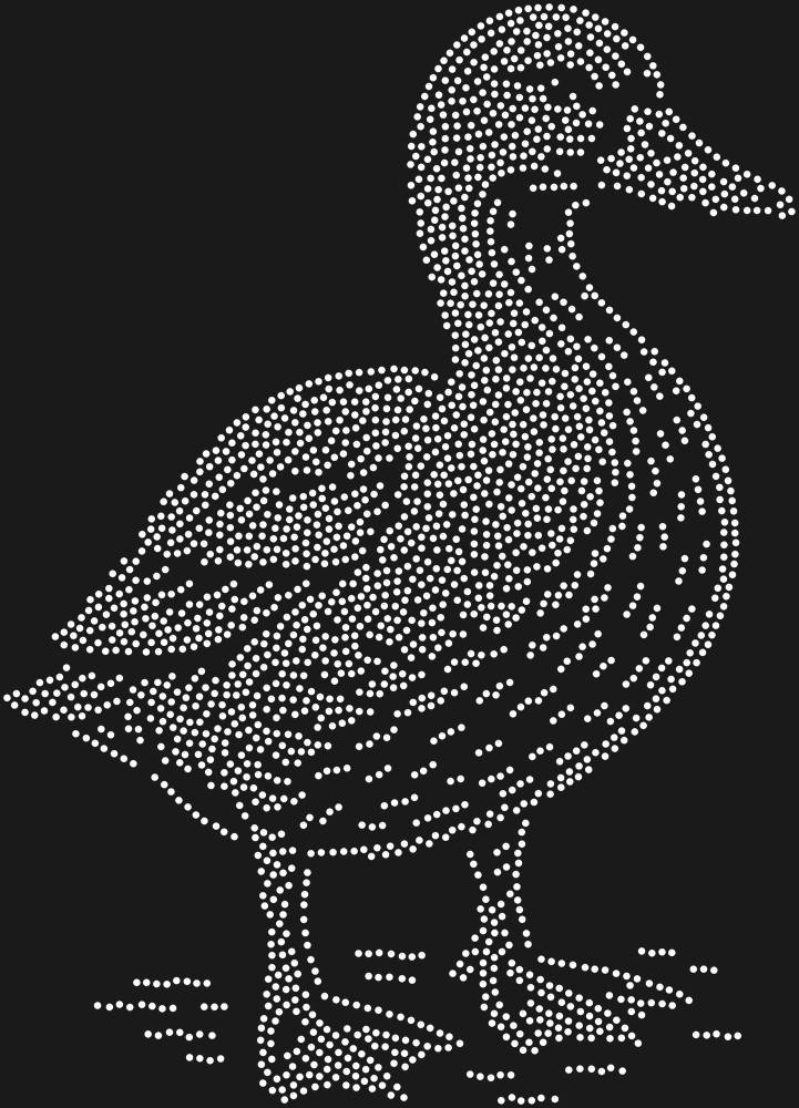 Трафарет Утка — RHT_DUCK1_SS16_CRYSTAL_CLEAR