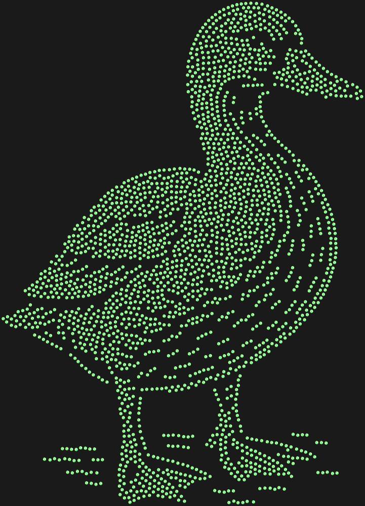 Трафарет Утка — RHT_DUCK1_SS16_LT_PERIDOT