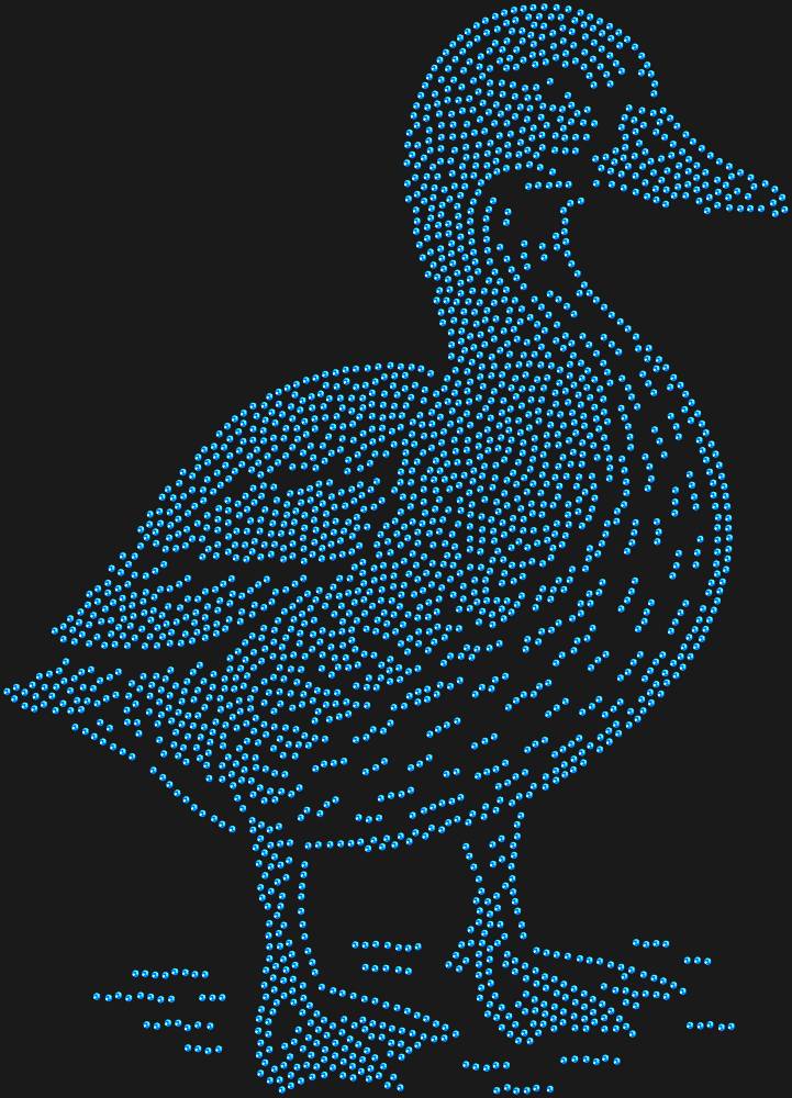 Трафарет Утка — RHT_DUCK1_SS16_SAPPHIRE