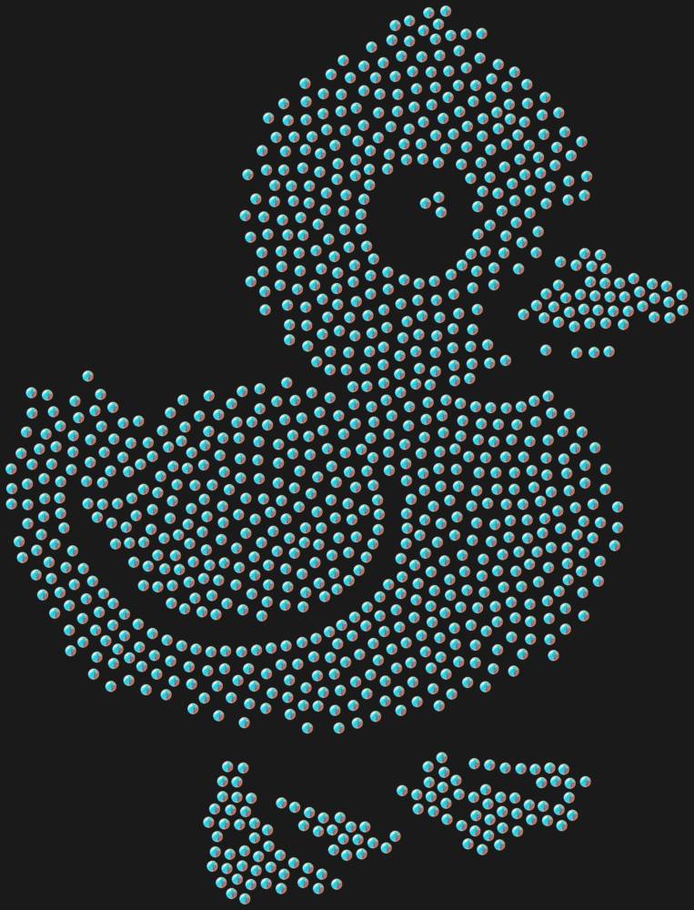 Трафарет Утенок — RHT_DUCKLING1_SS10_CRYSTAL_AB_DMC