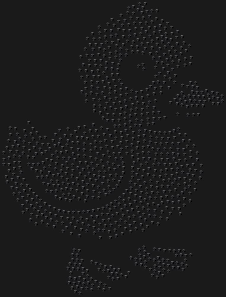 Трафарет Утенок — RHT_DUCKLING1_SS10_JET_BLACK