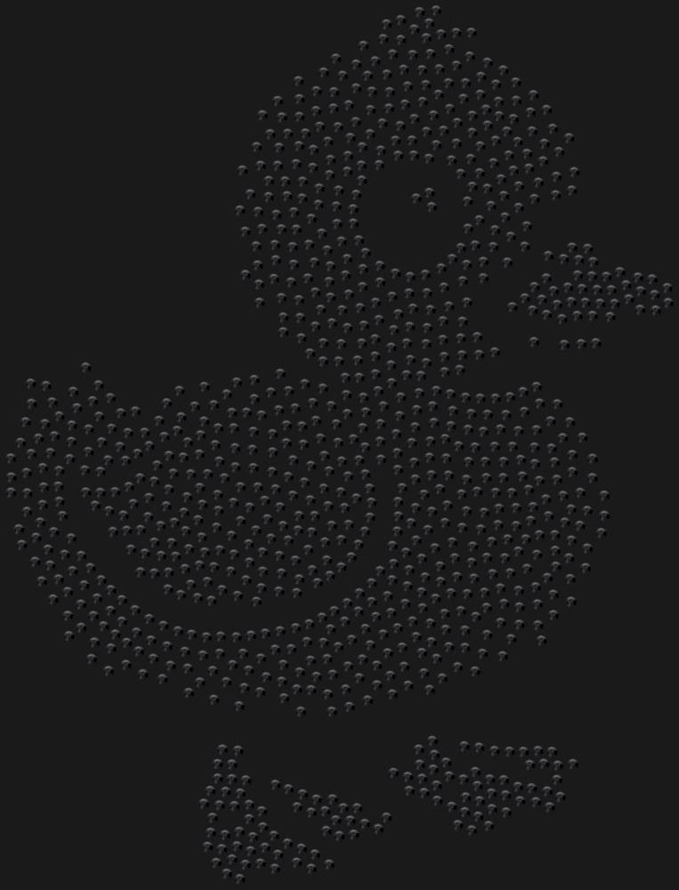 Трафарет Утенок — RHT_DUCKLING1_SS16_JET_BLACK