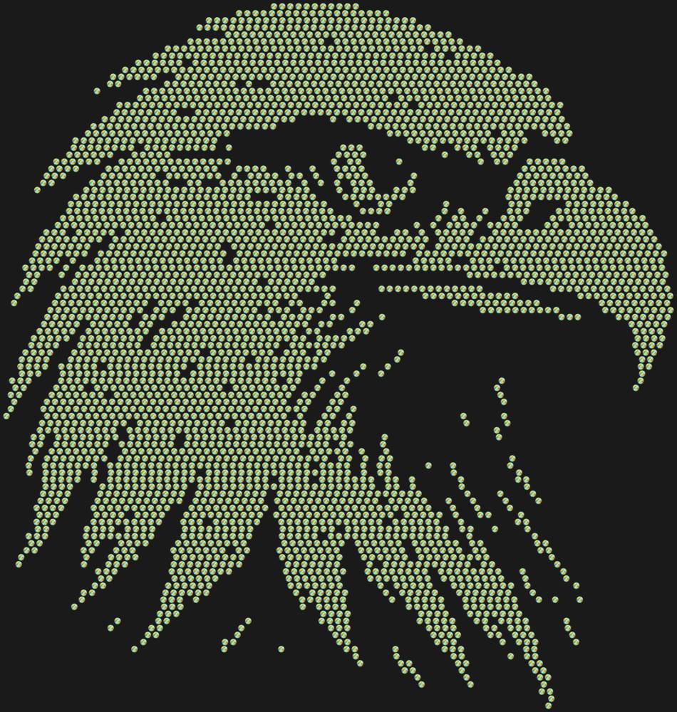 Трафарет Орел — RHT_EAGLE1_SS10_CRYSTAL_AB