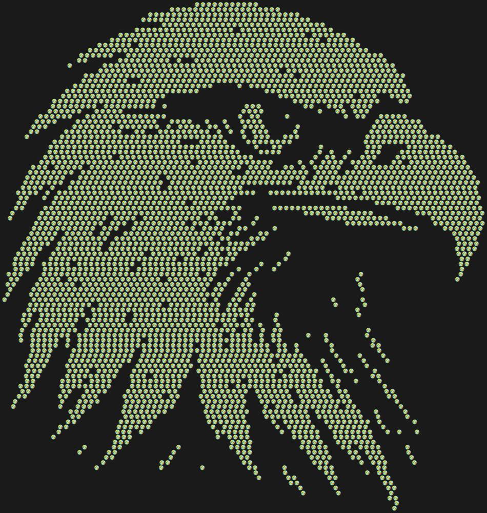 Трафарет Орел — RHT_EAGLE1_SS12_CRYSTAL_AB