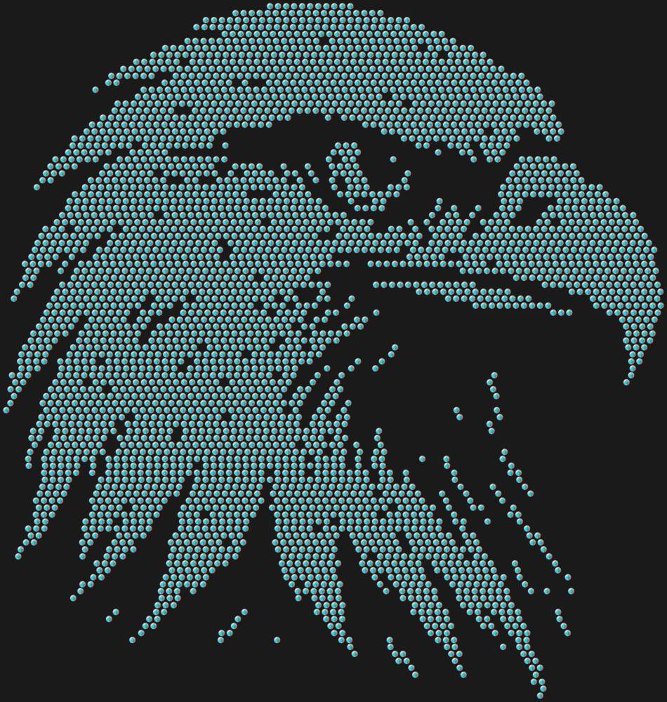 Трафарет Орел — RHT_EAGLE1_SS12_CRYSTAL_AB_DMC