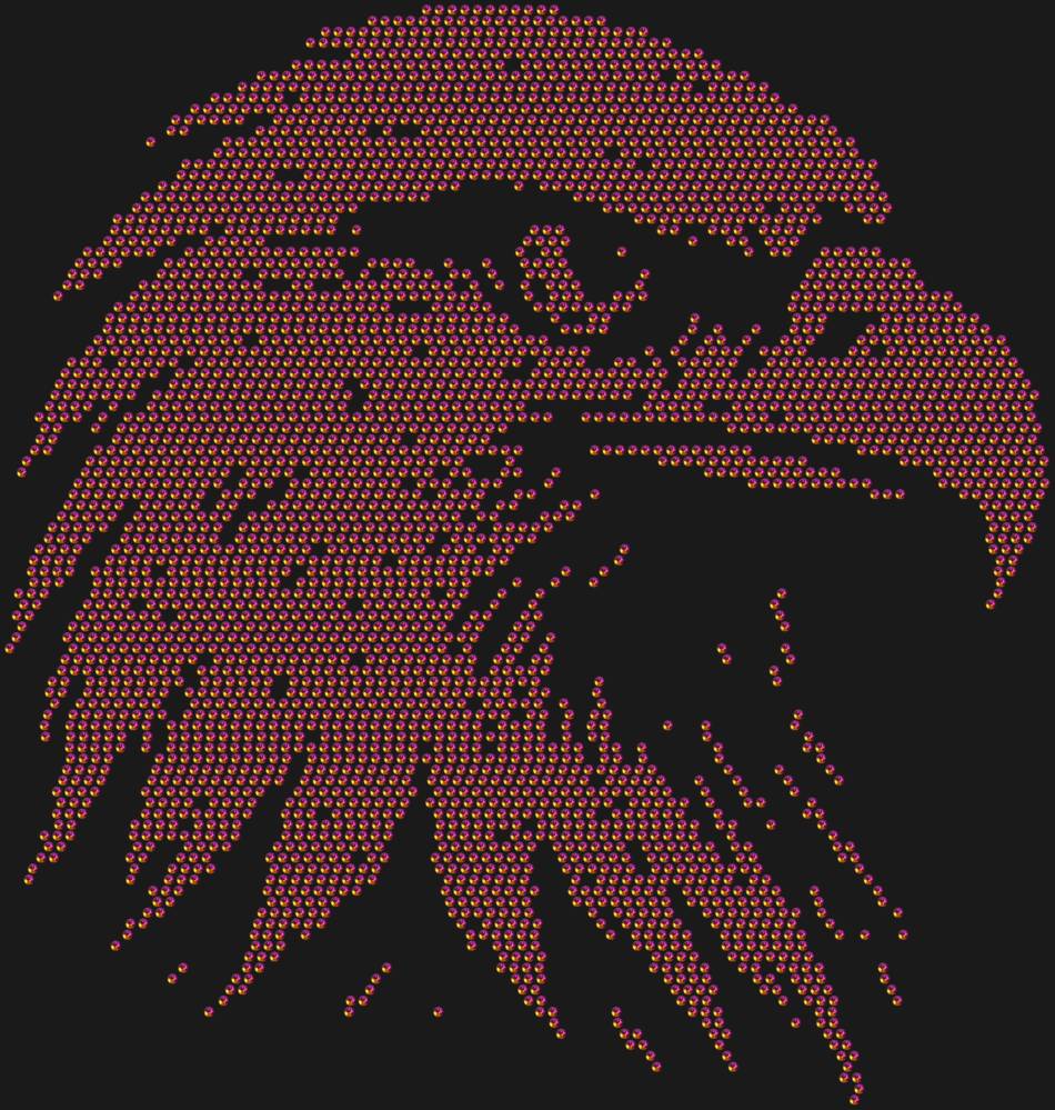 Трафарет Орел — RHT_EAGLE1_SS16_RAINBOW