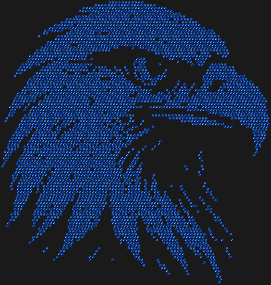 Трафарет Орел — RHT_EAGLE1_SS16_SAPPHIRE