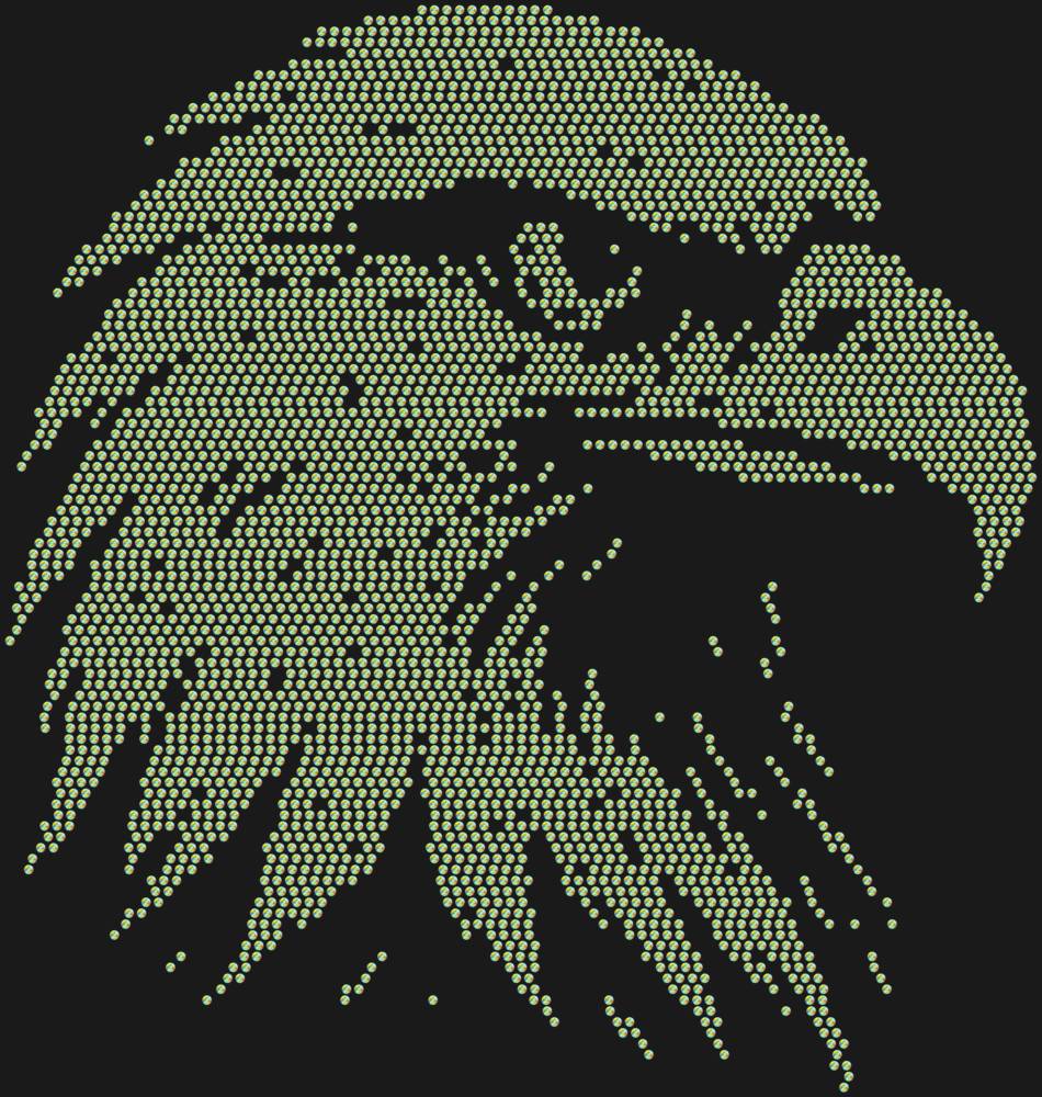 Трафарет Орел — RHT_EAGLE1_SS6_CRYSTAL_AB