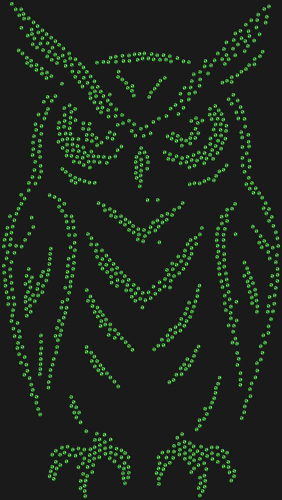 Трафарет Филин — RHT_EAGLEOWL1_SS10_LT_PERIDOT