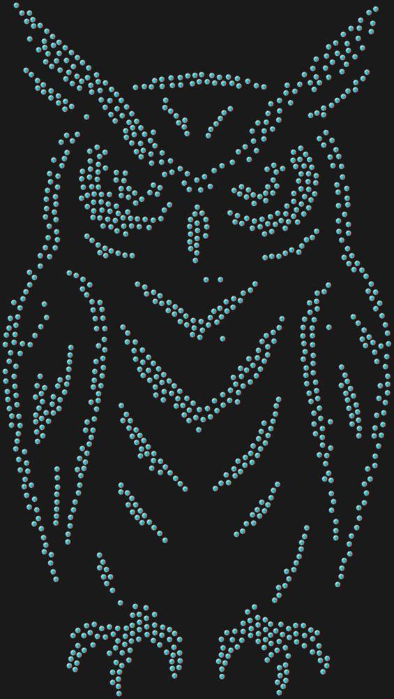Трафарет Филин — RHT_EAGLEOWL1_SS12_CRYSTAL_AB_DMC