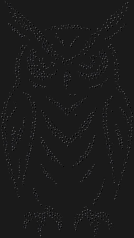 Трафарет Филин — RHT_EAGLEOWL1_SS16_JET_BLACK
