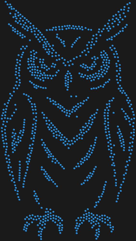 Трафарет Филин — RHT_EAGLEOWL1_SS16_LT_SAPPHIRE