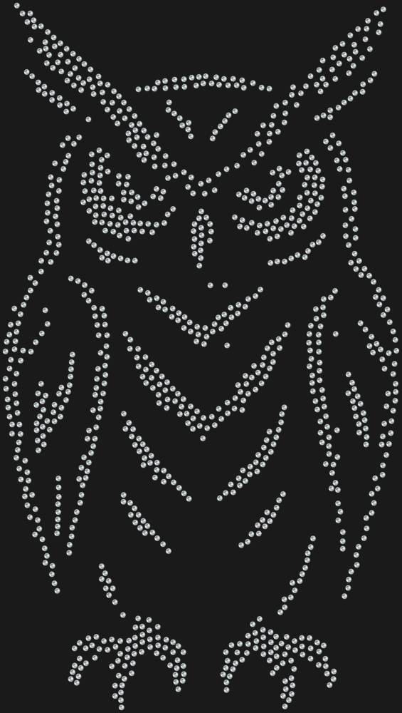 Трафарет Филин — RHT_EAGLEOWL1_SS20_CRYSTAL_CLEAR