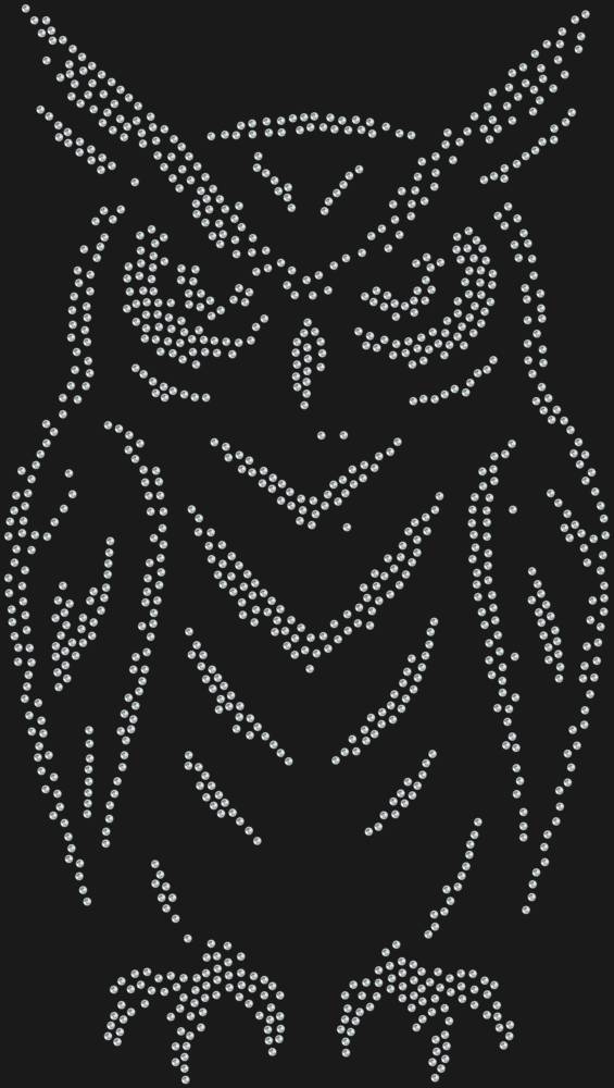 Трафарет Филин — RHT_EAGLEOWL1_SS6_CRYSTAL_CLEAR