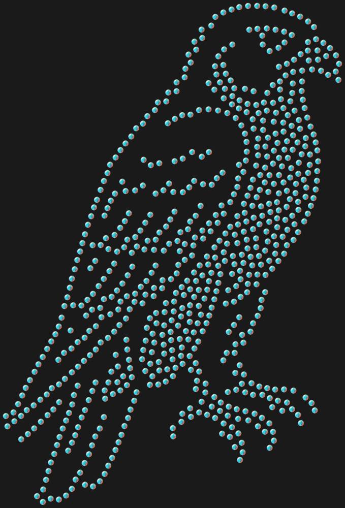 Трафарет Сокол — RHT_FALCON1_SS16_CRYSTAL_AB_DMC