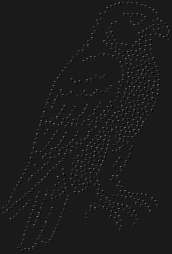 Трафарет Сокол — RHT_FALCON1_SS16_JET_BLACK