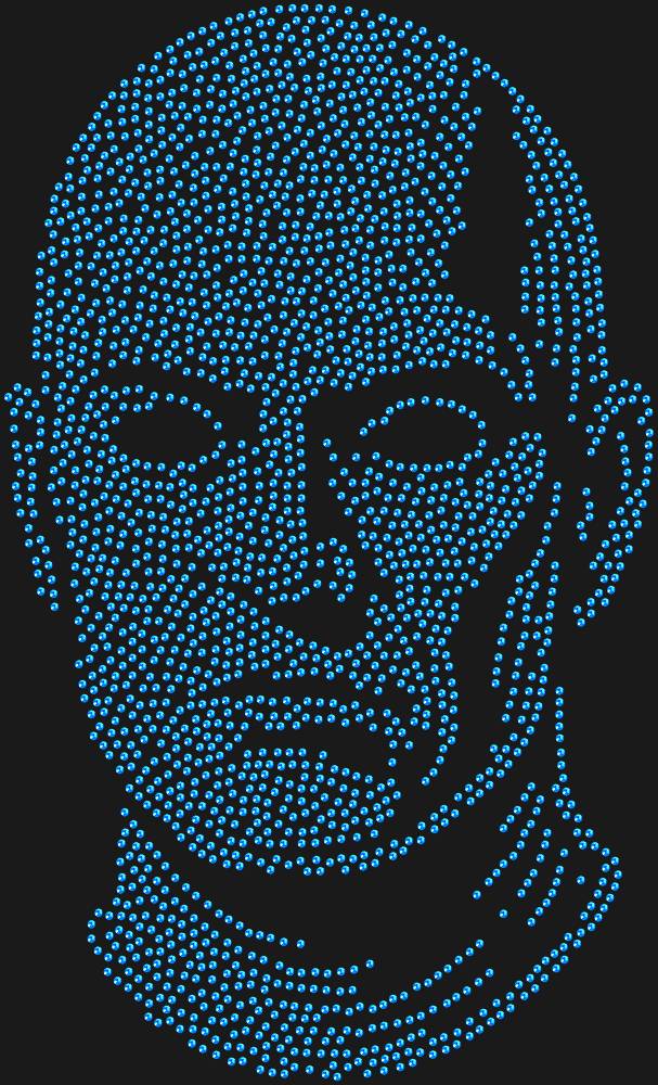Трафарет Маска Фантомаса — RHT_FANTOMAS1_SS10_SAPPHIRE