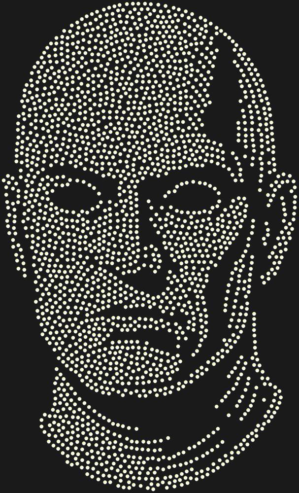 Трафарет Маска Фантомаса — RHT_FANTOMAS1_SS12_CRYSTAL_AB