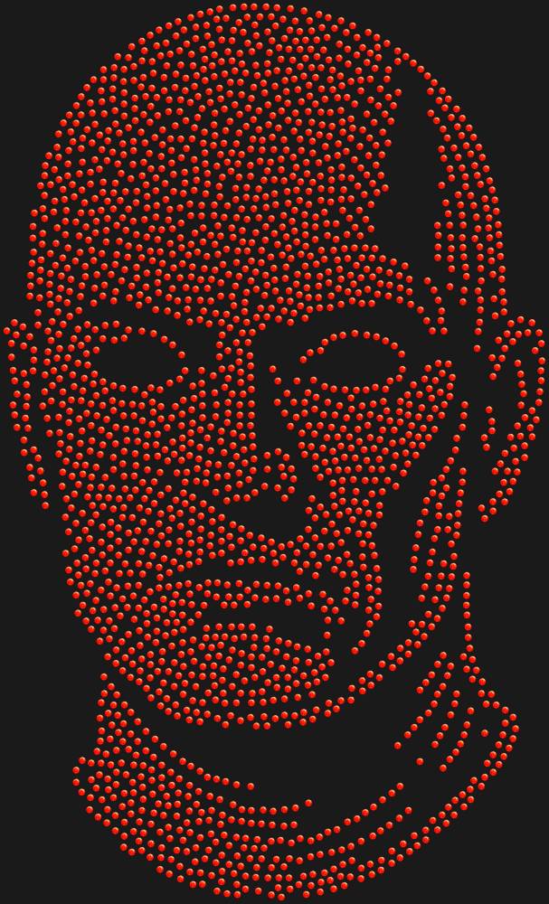 Трафарет Маска Фантомаса — RHT_FANTOMAS1_SS16_LT_SIAM