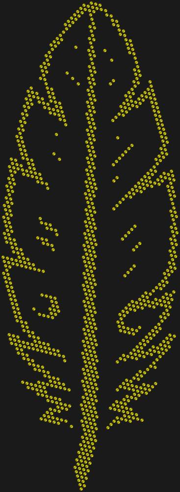 Трафарет Перо — RHT_FEATHER1_SS10_CITRINE
