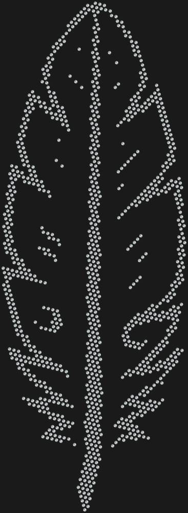 Трафарет Перо — RHT_FEATHER1_SS10_CRYSTAL_CLEAR