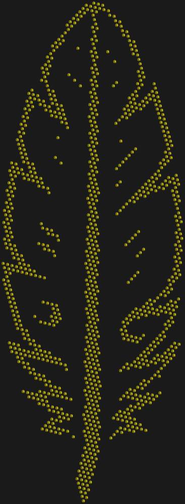 Трафарет Перо — RHT_FEATHER1_SS10_OLIVE