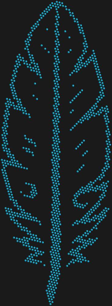 Трафарет Перо — RHT_FEATHER1_SS16_AQUAMARINE
