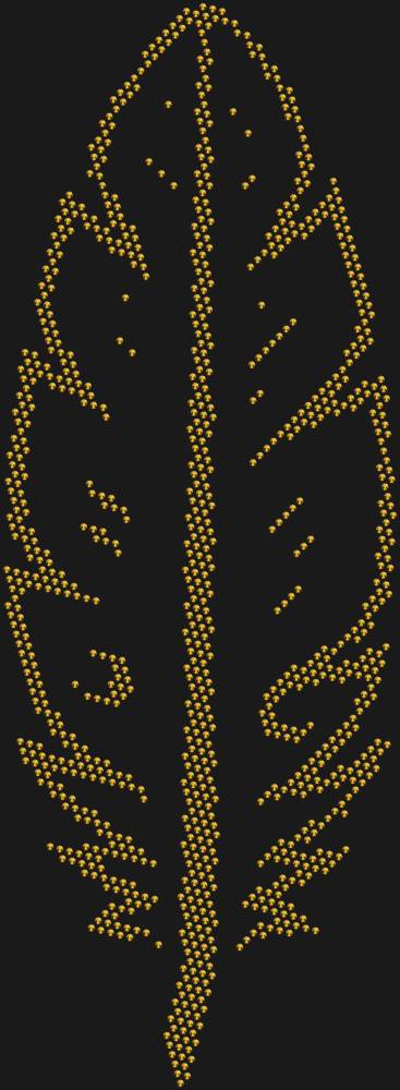Трафарет Перо — RHT_FEATHER1_SS16_GOLD