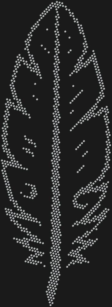 Трафарет Перо — RHT_FEATHER1_SS20_CRYSTAL_CLEAR