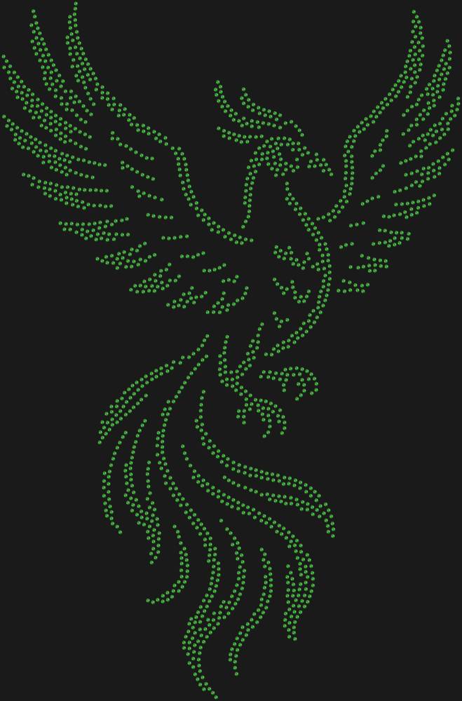Трафарет Птица феникс — RHT_FENIX1_SS10_LT_PERIDOT