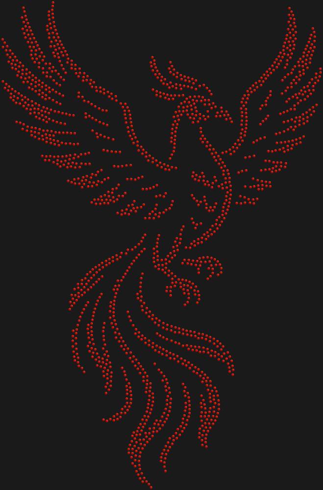 Трафарет Птица феникс — RHT_FENIX1_SS10_LT_SIAM