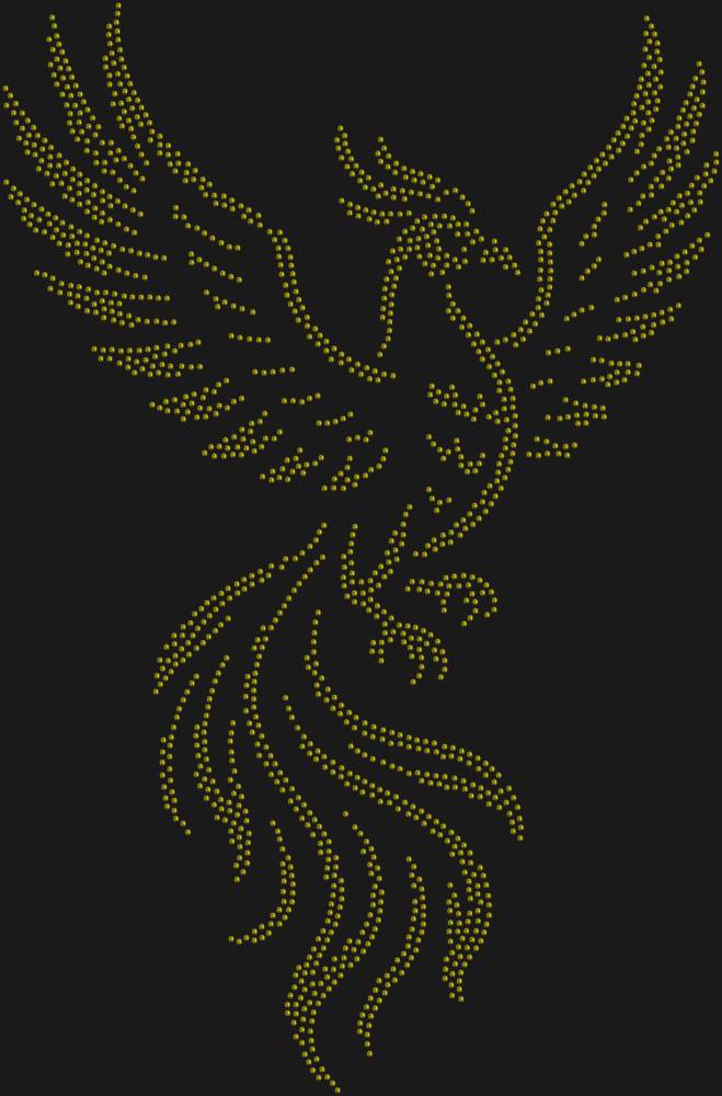 Трафарет Птица феникс — RHT_FENIX1_SS10_OLIVE