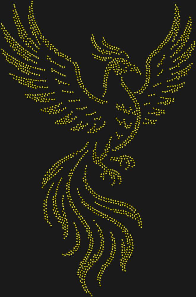 Трафарет Птица феникс — RHT_FENIX1_SS16_CITRINE