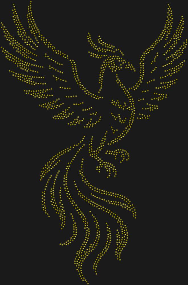 Трафарет Птица феникс — RHT_FENIX1_SS16_OLIVE