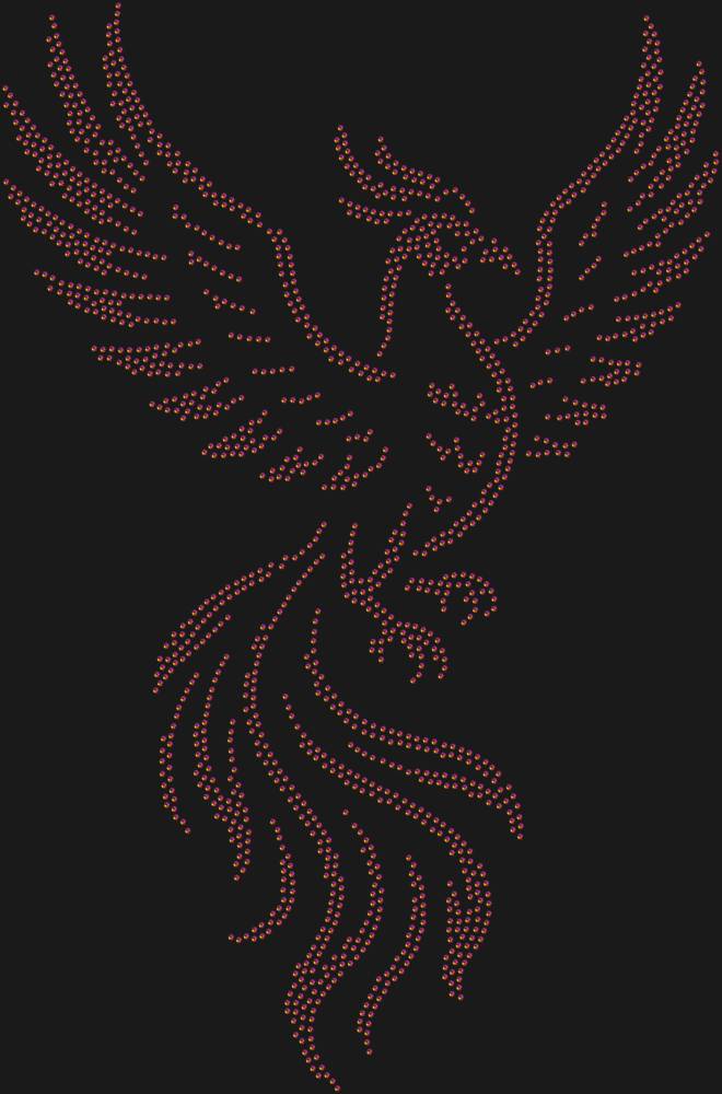 Трафарет Птица феникс — RHT_FENIX1_SS16_RAINBOW