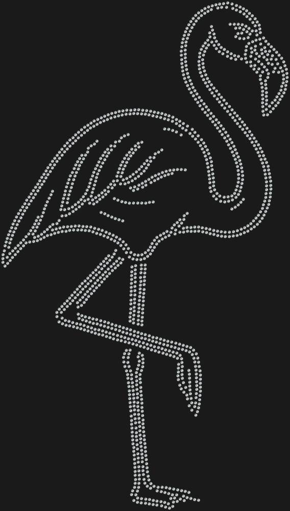 Трафарет Фламинго — RHT_FLAMINGO1_SS10_CRYSTAL_CLEAR
