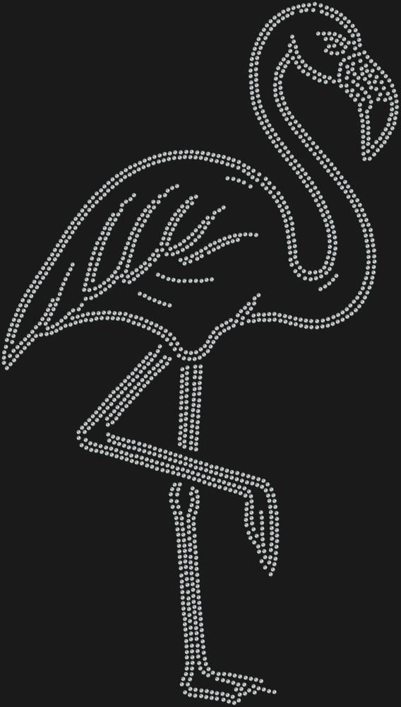 Трафарет Фламинго — RHT_FLAMINGO1_SS12_CRYSTAL_CLEAR