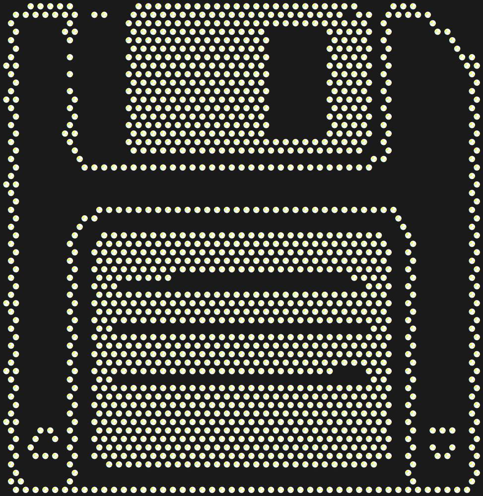 Трафарет Дискета — RHT_FLOPPY1_SS10_CRYSTAL_AB