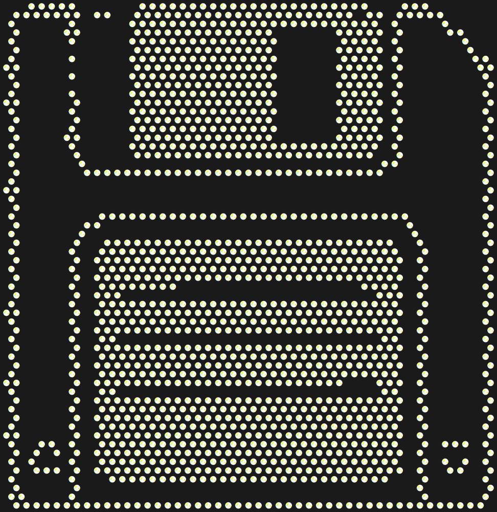Трафарет Дискета — RHT_FLOPPY1_SS16_CRYSTAL_AB
